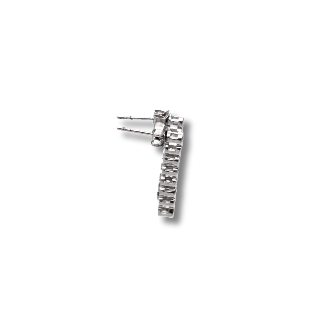 Boucles d'oreilles pendantes zircon - ANC7008br