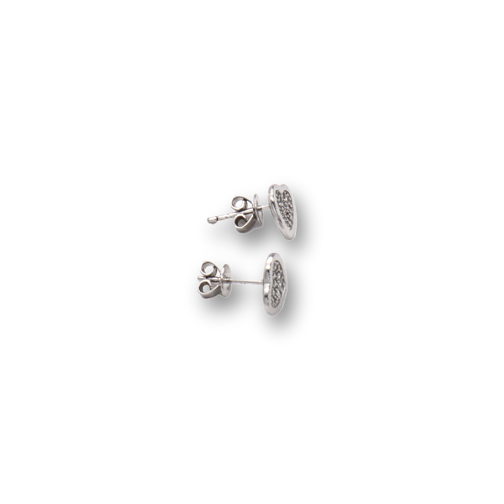 Boucles d'oreilles coeur en argent - HIP-70400366