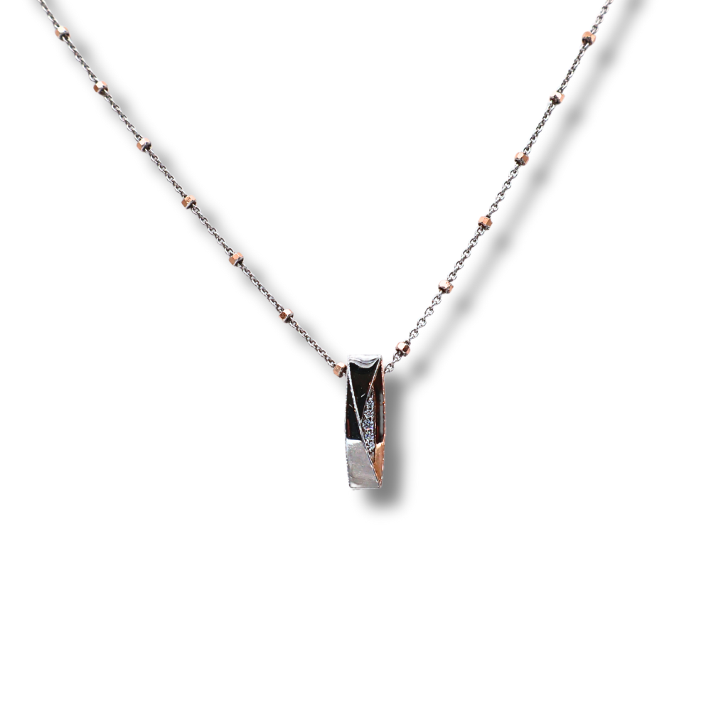 Collier argent / rosé - Dil-k/4626/42-a