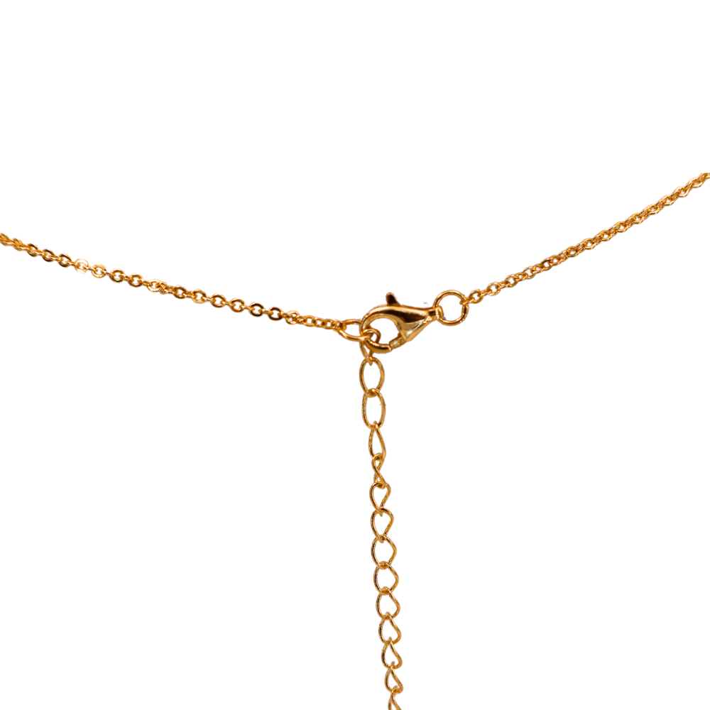 Collier en argent plaqué rond - 040-200-630